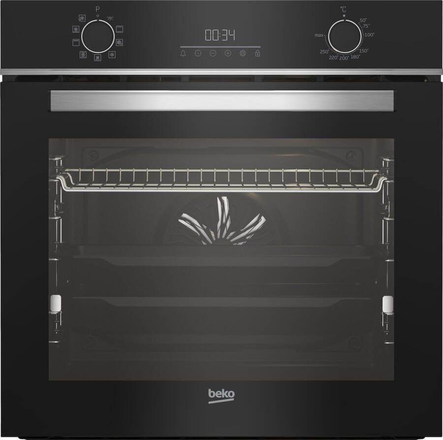 Beko BBIM18300XSE Hete lucht Oven 72L SoftClose Aeroperfect Telescopische rails