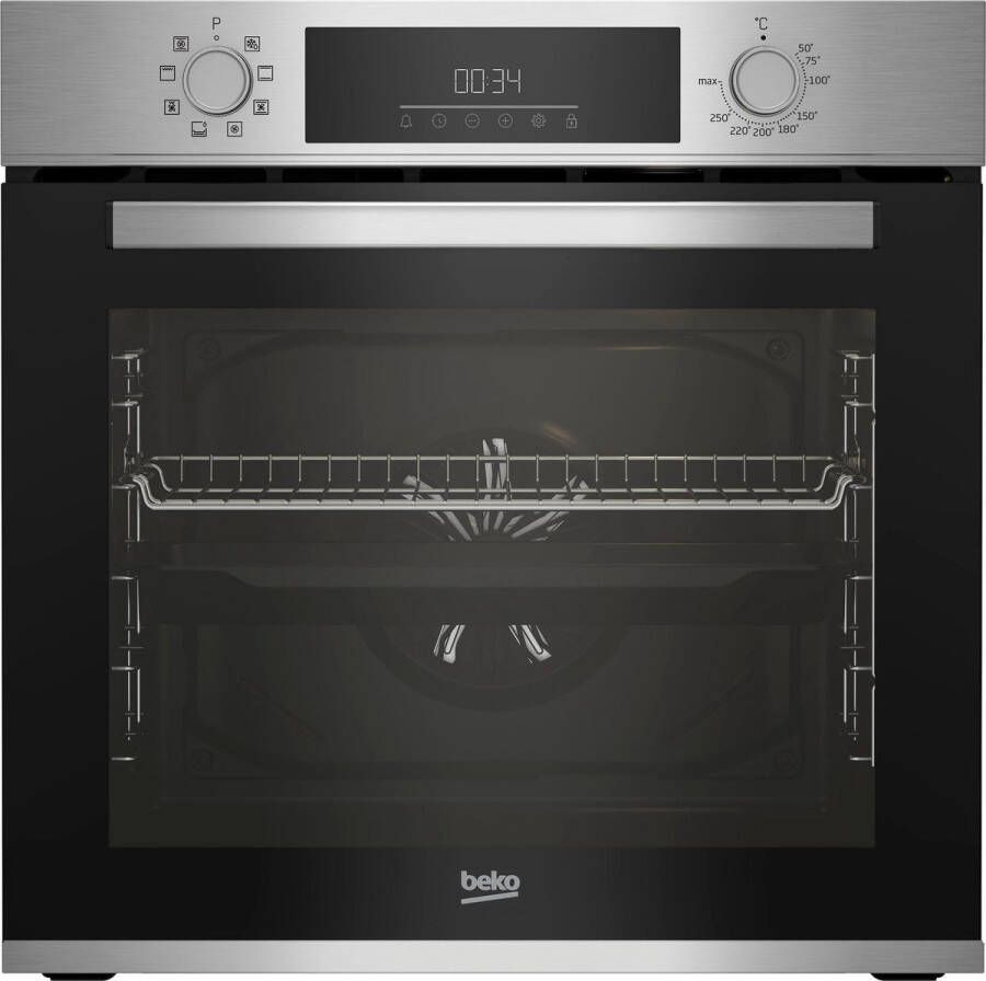 Beko BBSM12320X oven met gratis keramische kookplaat