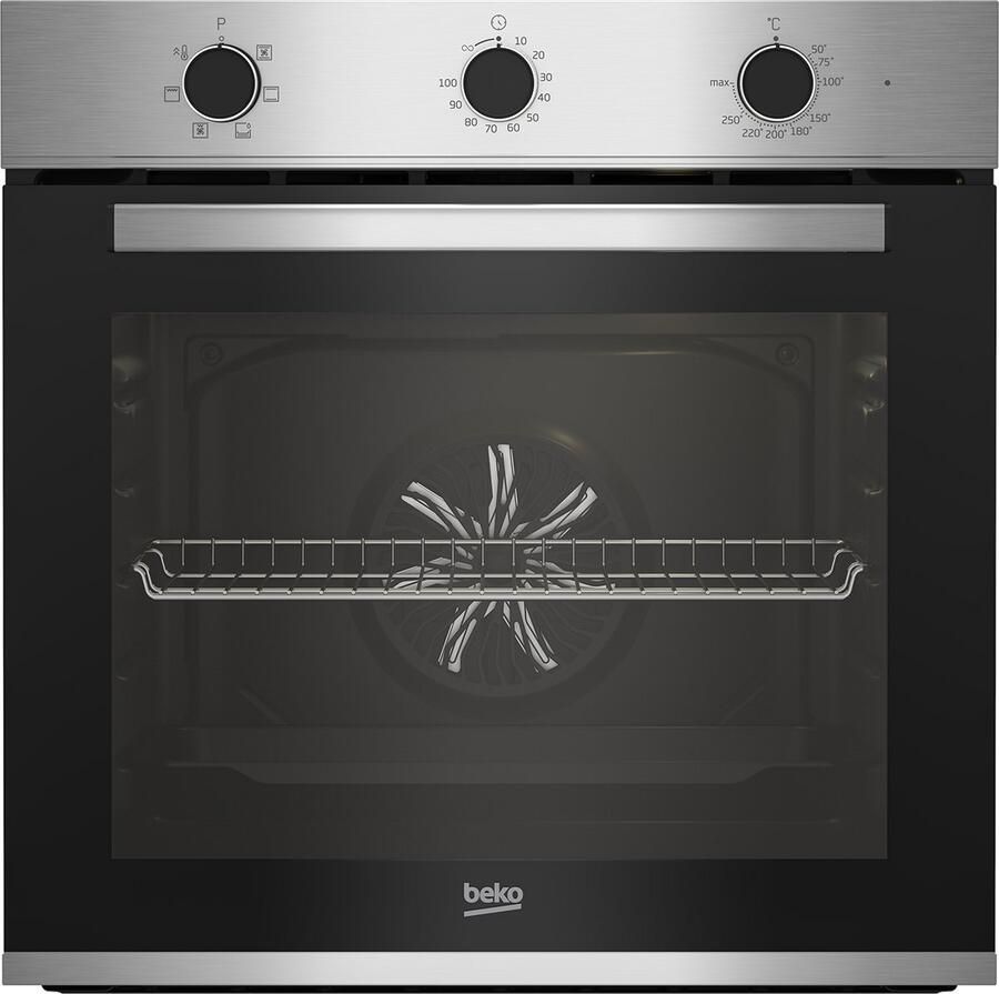Beko BBIE12100XD-1 geïntegreerde multifunctionele oven 72l 60cm roestvrij staal + 3 Jaar Gratis Extra Garantie