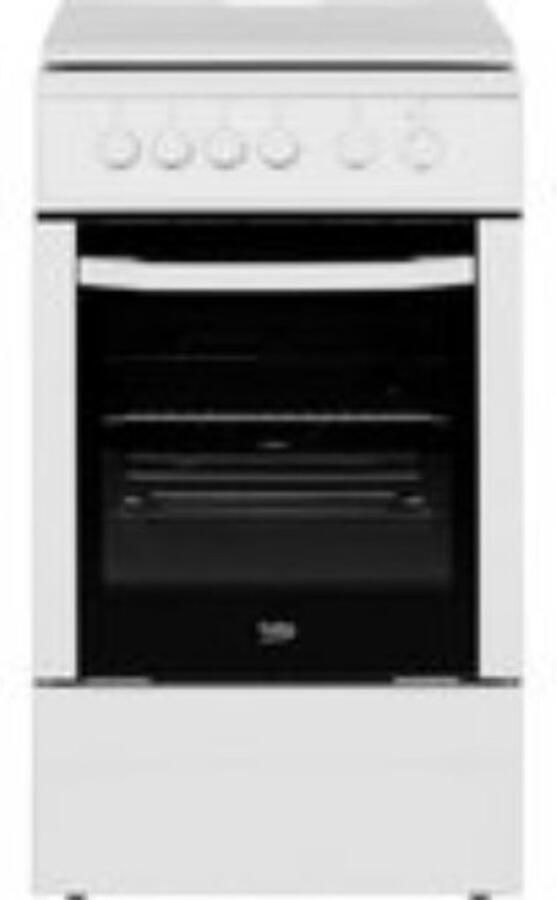 Beko FBM6202WNL-1 Gasfornuis met elektrische oven 66 liter + 3 Jaar Gratis Extra Garantie