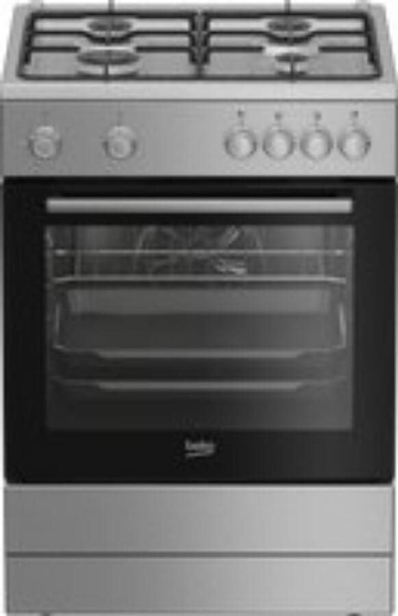 Beko FBM6202XNL-1 Vrijstaand Gasfornuis AeroPerfect 60 cm + 3 Jaar Gratis Extra Garantie