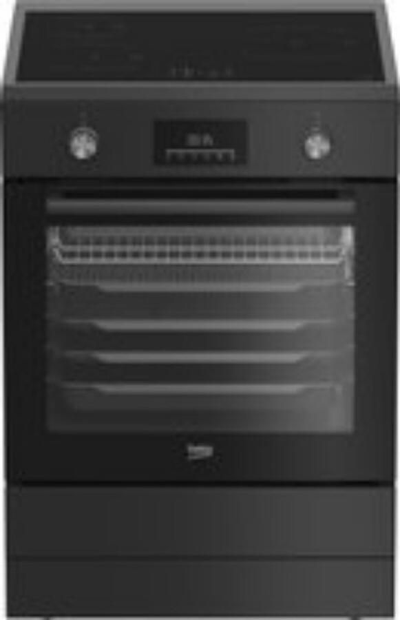 Beko FBMA6930GA-1 Vrijstaand fornuis Zwar + 3 Jaar Gratis Extra Garantie