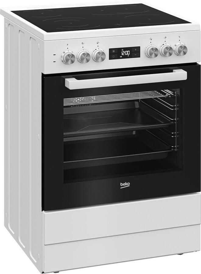 BEKO Vrijstaand elektrisch fornuis FSM67320G met restwarmte-indicator - Foto 3