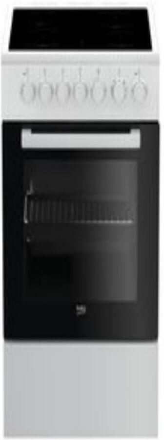 Beko FSM57100GW-1 keramisch fornuis 50 cm + 3 Jaar Gratis Extra Garantie
