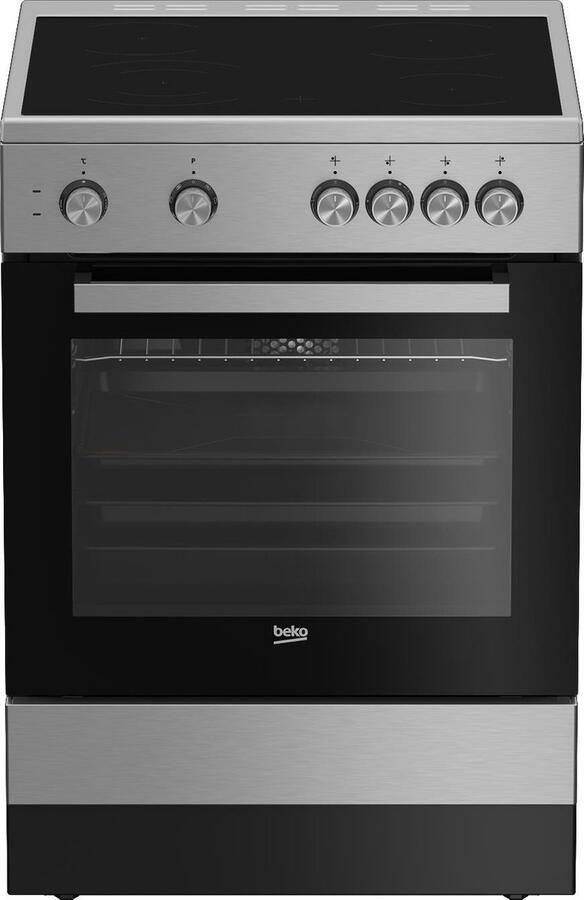 Beko FSM67010GX Keramisch fornuis Zwart