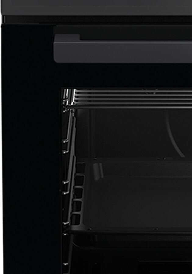 Beko FSS57100GAC Vrijstaand fornuis 4 keramische kookplaten Heteluchtoven 65 L B 50 x H 85 cm Houtskoolgrijs