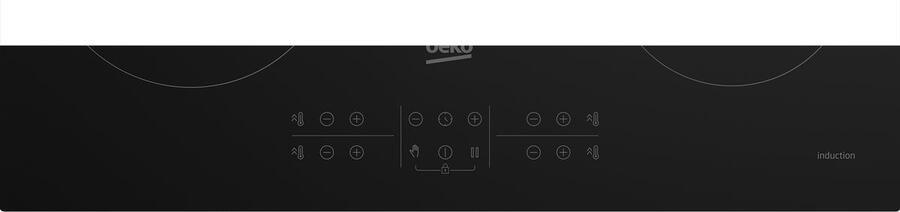 Beko HII64210MT Inductie Kookplaat Inbouw 60 cm 4 Zones Zwart - Foto 4