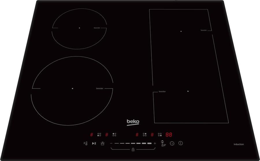 Beko HII64500FTO Zwart Ingebouwd 60 cm Inductiekookplaat zones 4 zone(s)