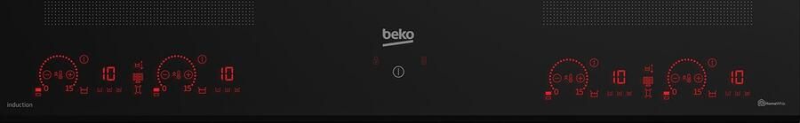 Beko HII88810NTI Zwart Ingebouwd 80 cm Inductiekookplaat zones 8 zone(s)