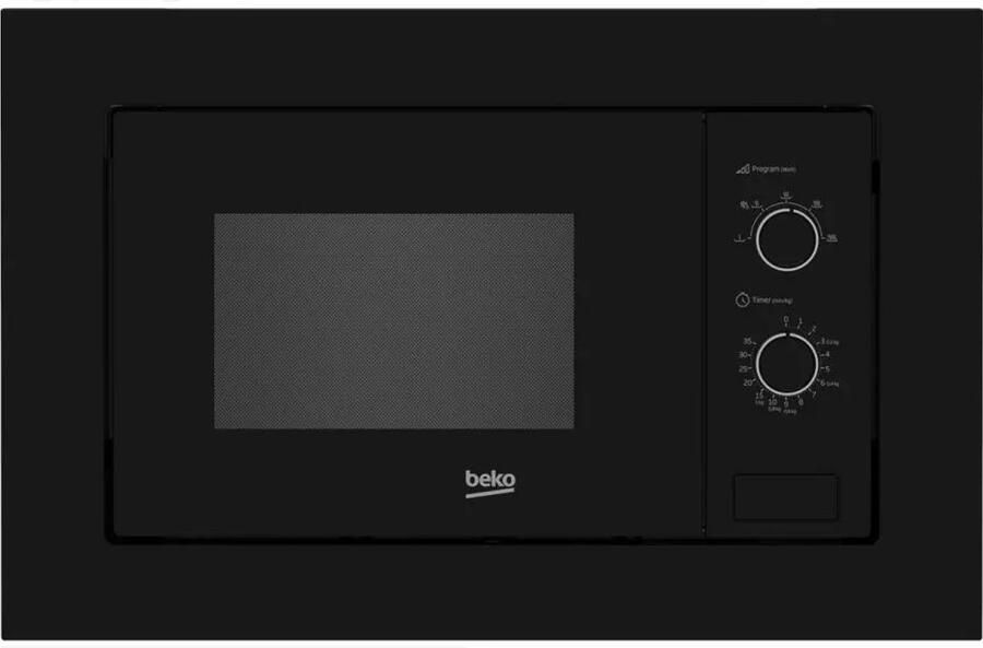 Beko inbouw solo magnetron 20l 800w zwart BMOB20202B