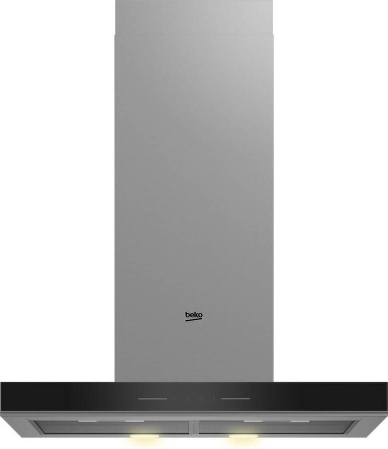 Beko BHCB63640BH afzuigkap Muurmontage Zwart Roestvrijstaal 627 m³ uur A