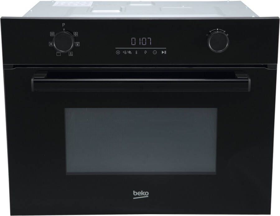 Beko BMCI44313FBG Inbouwmagnetron combimagnetron Grill Kinderslot 44 l Zwart Draaiknop touch