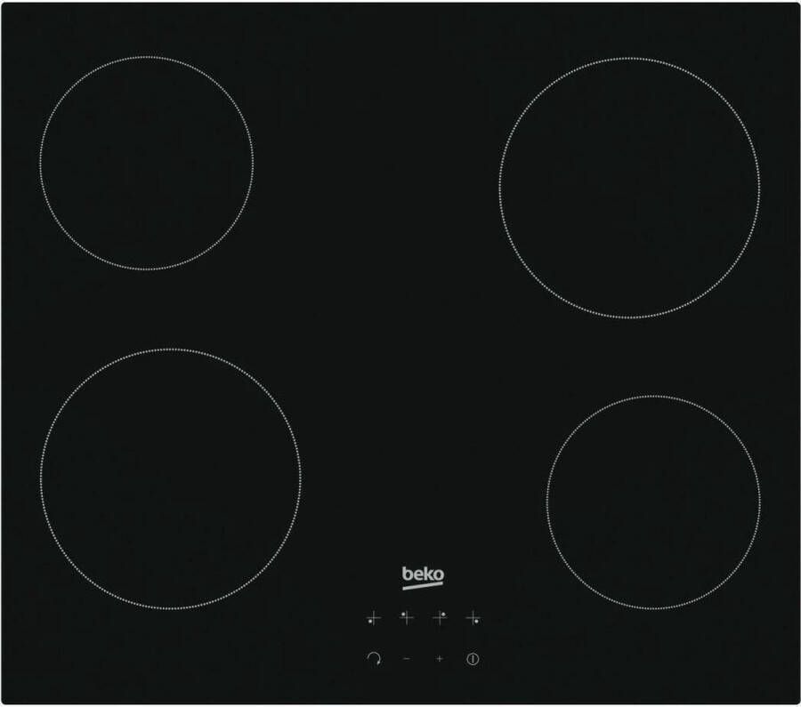 Beko Vitrokeramische Kookplaat HIC64400E | Vitrokeramische kookplaten | 8690842206306