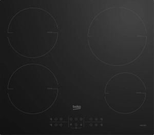 Beko HII64210MT Inductie Kookplaat Inbouw 60 cm 4 Zones Zwart