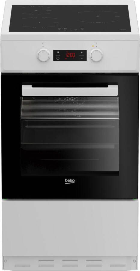Beko Inductiekookplaat FSM58301WC 3 branders 0 92 kwh cyclus 50cm