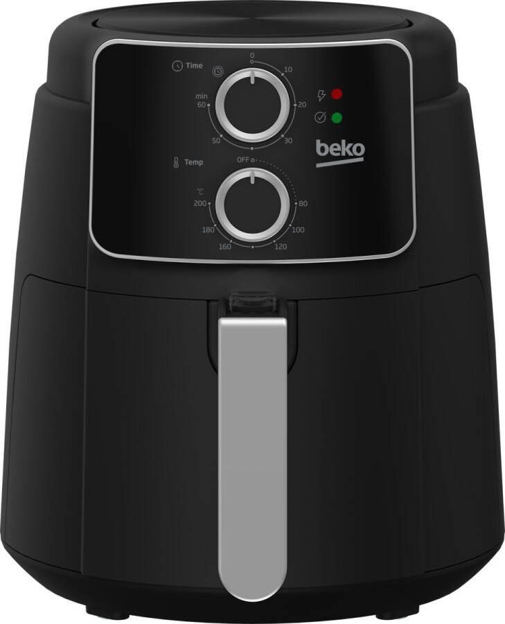 Beko Multifunctionele olievrije friteuse FRL2242B 1500 W 3 9 L voor 0 8 kg friet Uitschakeltimer Zwart