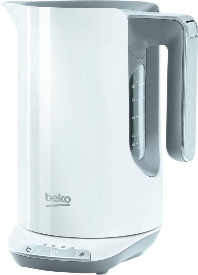 Beko WKD6246W Waterkoker met Temperatuurregeling 1 6l 2400W Wit