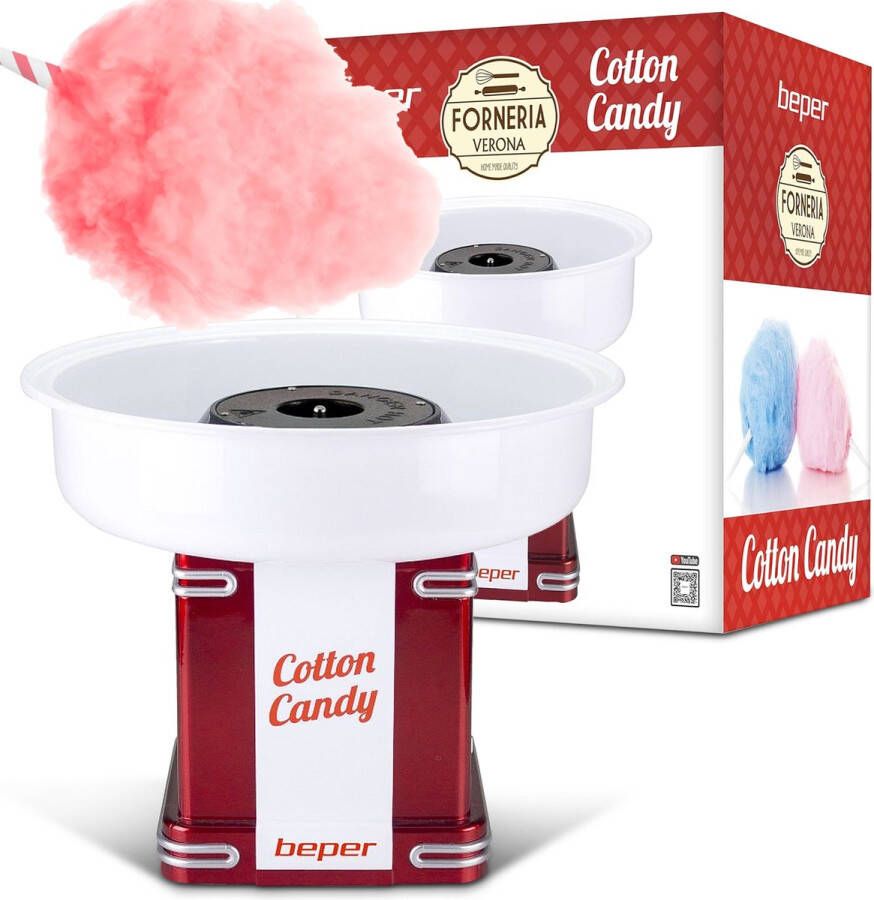 Beper 90.396Y Suikerspin Machine Suikerspinapparaat Suikerspinmaker Suikerspinapparatuur Krachtige Suikerspin Producer 500W - Foto 2