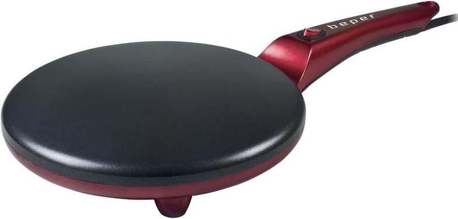Beper BT.710Y Elektrische Pannenkoekenpan Beslagkom Inbegrepen Elektrische Pannenkoekenpan Beslagkom Pannenkoeken Maker Ontbijt Apparaat 800 W - Foto 2