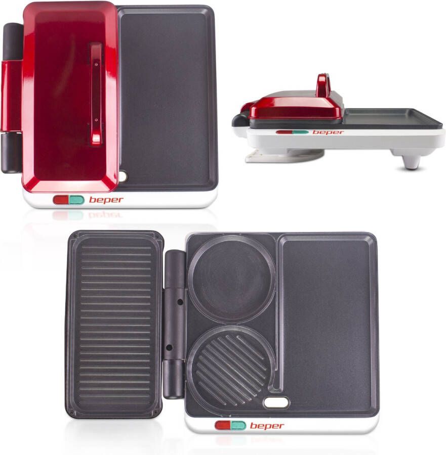 Beper P101CUD500 Multifunctionele grill met meerdere functies Grill voor veelzijdig gebruik Veelzijdige bbq Grill met mogelijkheden
