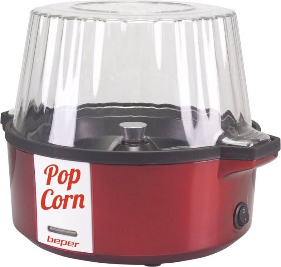 Beper P101CUD050 Popcornmaker Popcornmachine Popcorn Popper Popcorn Maker Popcorn Maker Machine Hot Air Popcorn Maker Rood - Foto 2