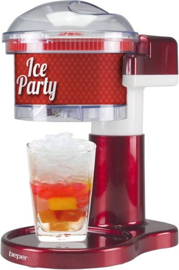 Beper P102GEL100 Slush Puppy machine IJs schaver Rood Wit