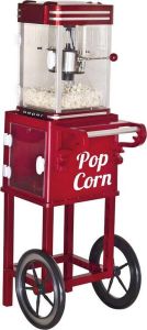 Beper Bt.650y Popcorn Machine Verkoopkraam Rood