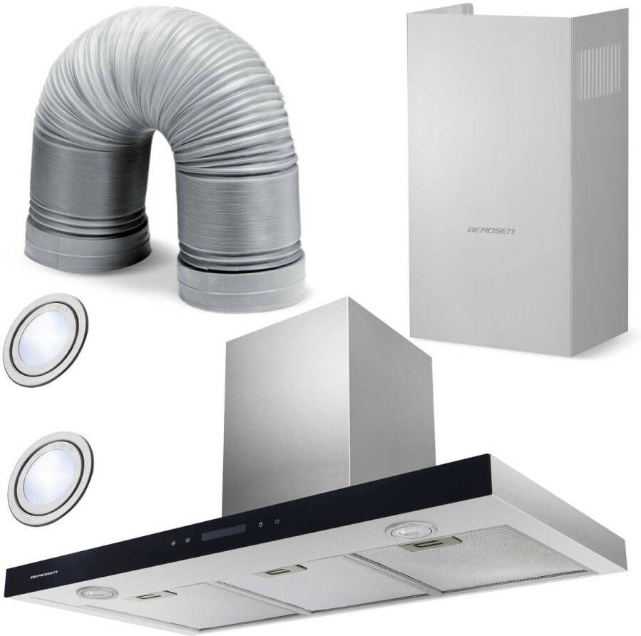 Berdsen Afzuigkap 90 cm INOX BE-90S