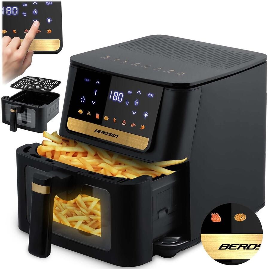 Berdsen BD-655 Airfryer 6 5L 1700W Touchscreen