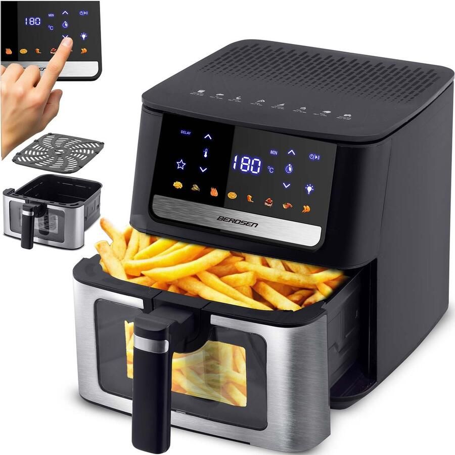 Berdsen BD-655 Heteluchtfriteuse 6 5L 1700W Zwart