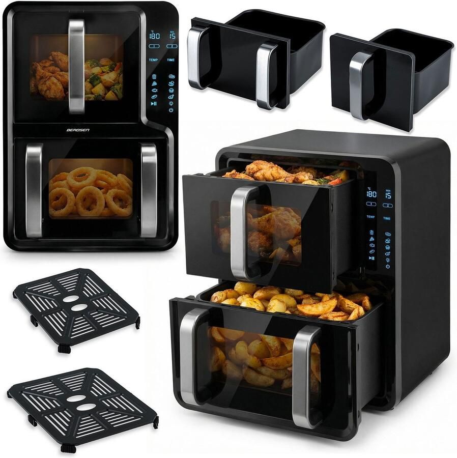 Berdsen BD-664 Airfryer 12 l Dubbelzijdig 2800W