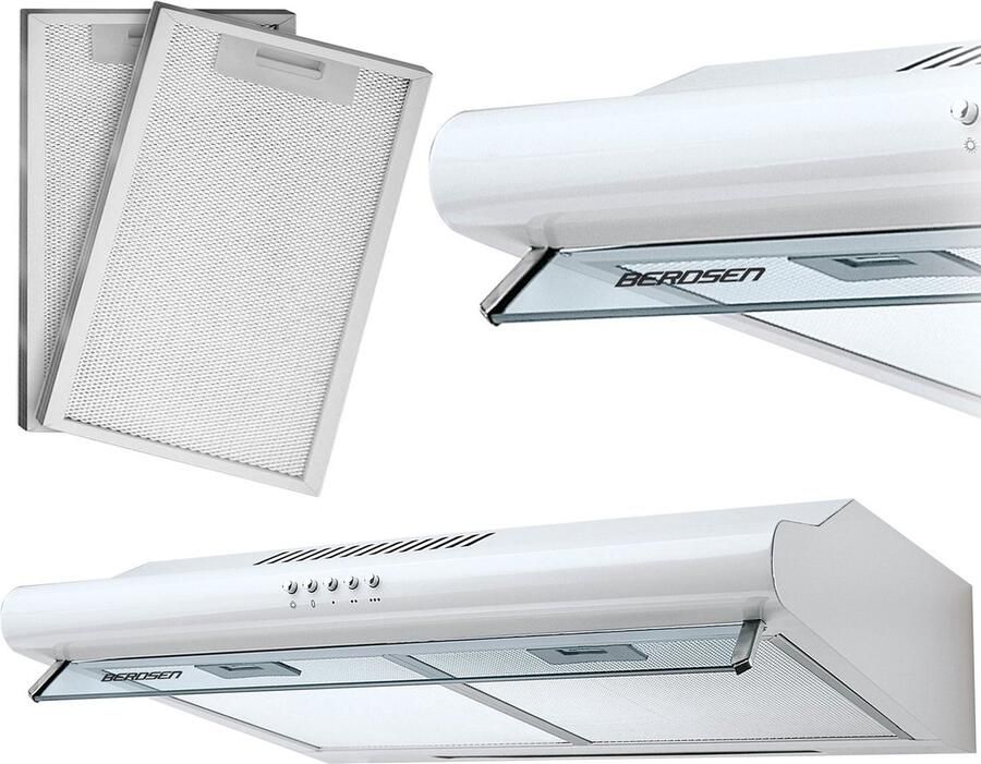 Berdsen Onderbouw afzuigkap – absorber 50 cm BE-10-A wit