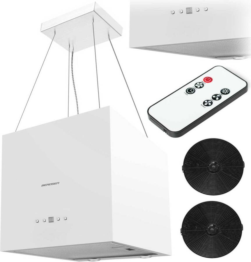 Berdsen Kookeiland afzuigkap 40 cm 40E + 2 filters