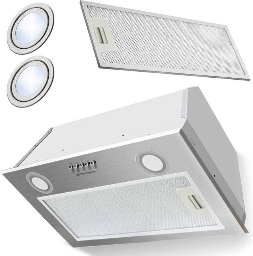 Berdsen Onderbouw afzuigkap 60 cm INOX BE-50