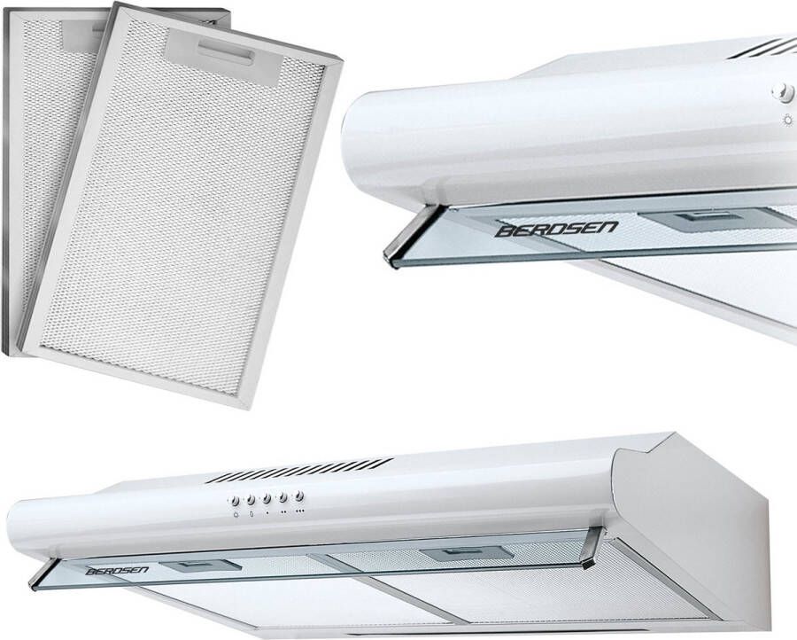 Berdsen Onderbouw afzuigkap – absorber 60 cm BE-10-A wit