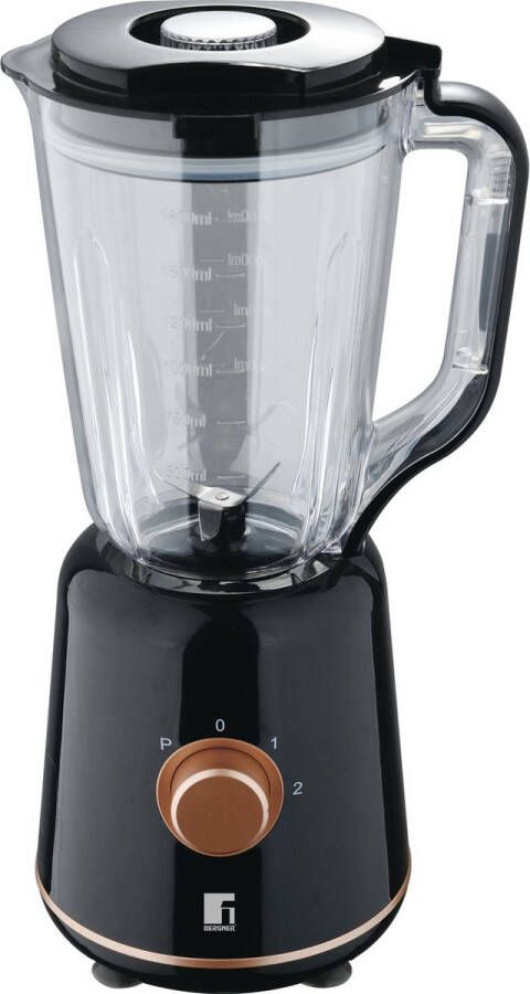 Bergner grote glazen blender 800W 1800ML Grote Capaciteit COOPER