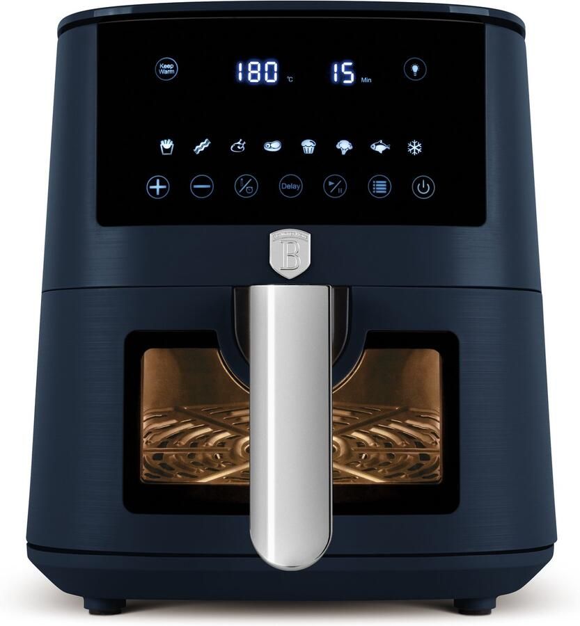 Berlinger Haus Airfryer XL Deep Sea mat blauw