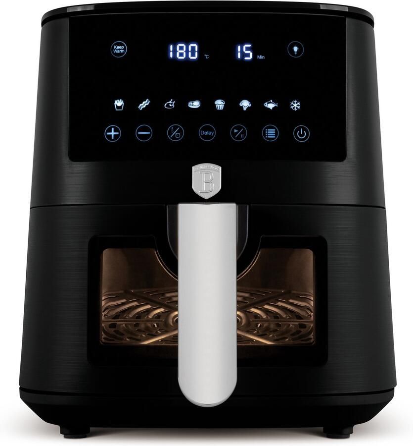 Berlinger Haus Airfryer XL Mat zwart