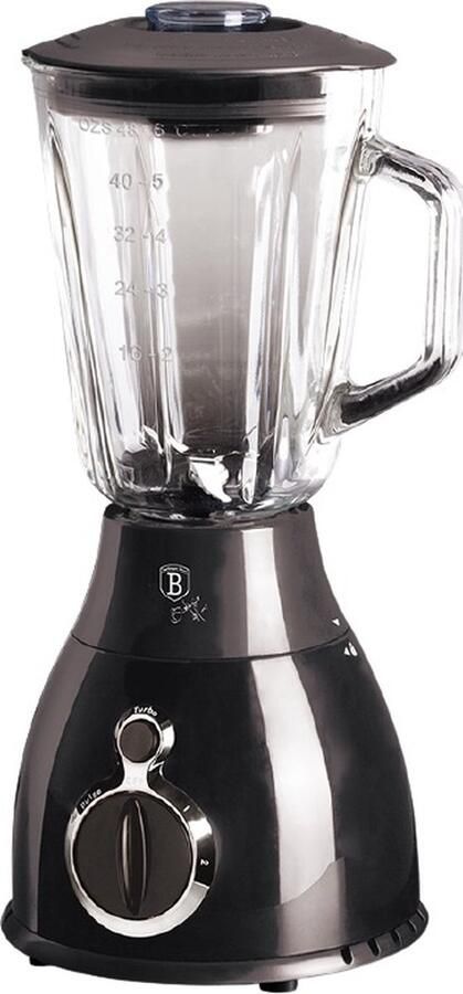 Berlinger Haus Blender Carbon 1 5 Liter Glas Zwart
