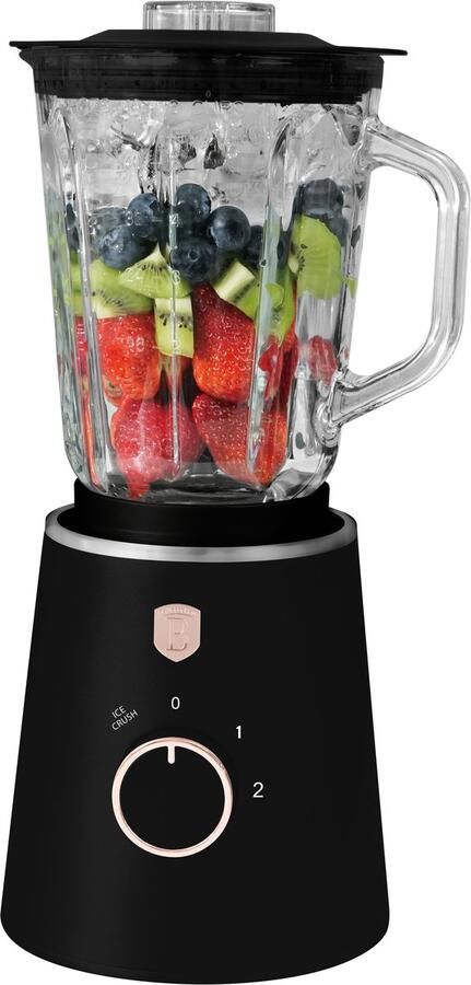 Berlinger Haus blender met ice crush functie Zwart Rosé