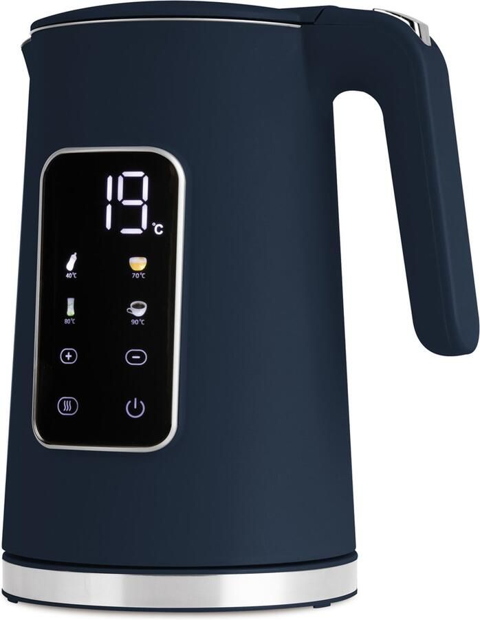 Berlinger Haus digitale elektrische waterkoker Deep Sea mat blauw