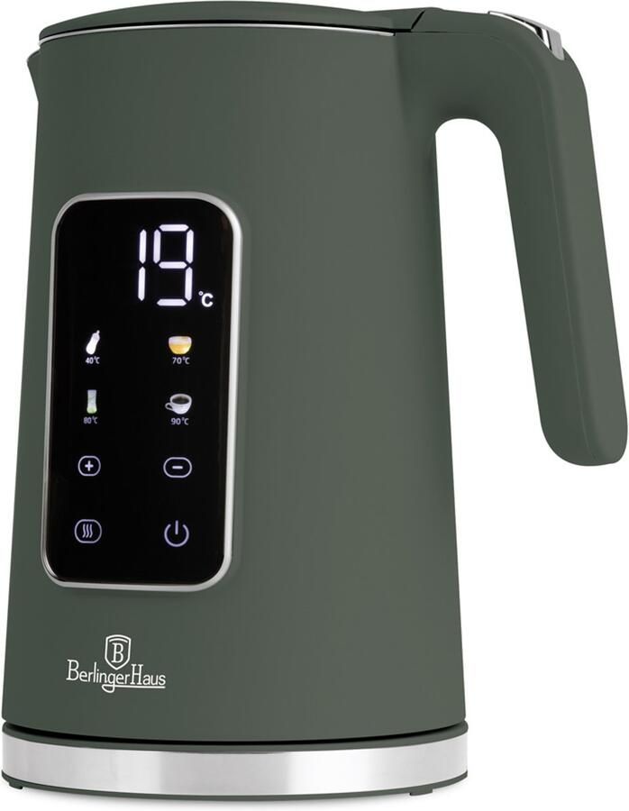 Berlinger Haus digitale elektrische waterkoker Mat groen