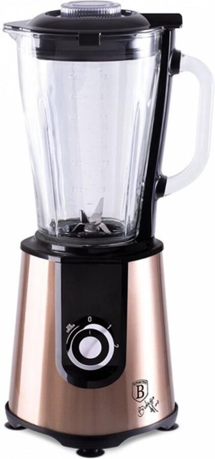 Berlinger Haus Rose Gold Blender 1000W 1.5L Roze Gouden Elementen