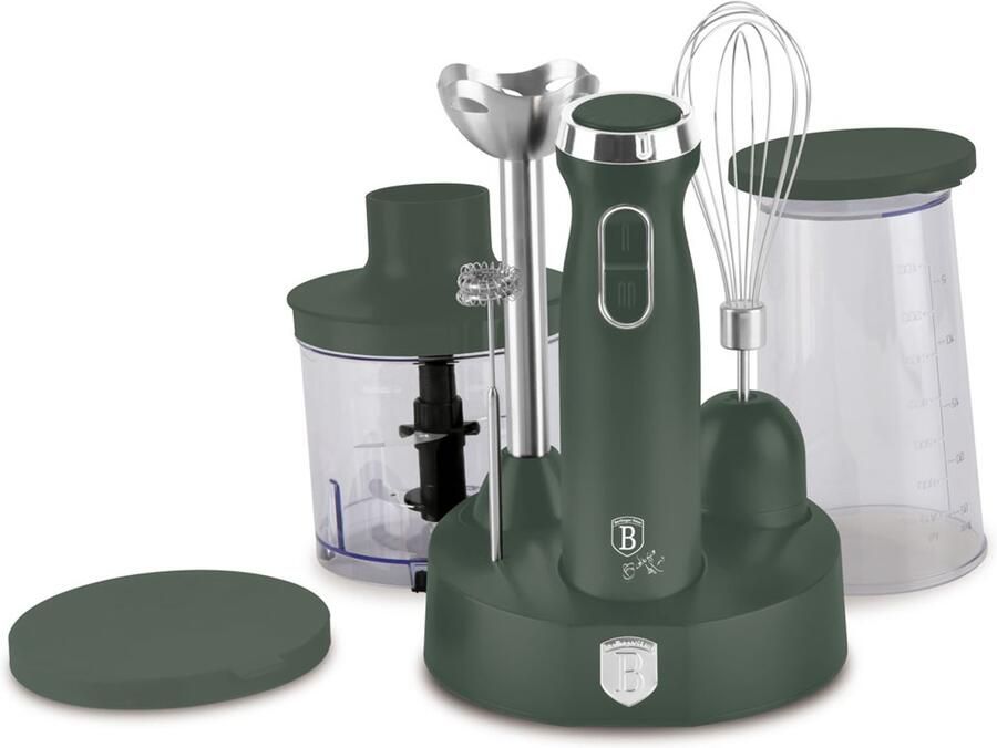 Berlinger Haus staafmixer set 6in1 Mat groen