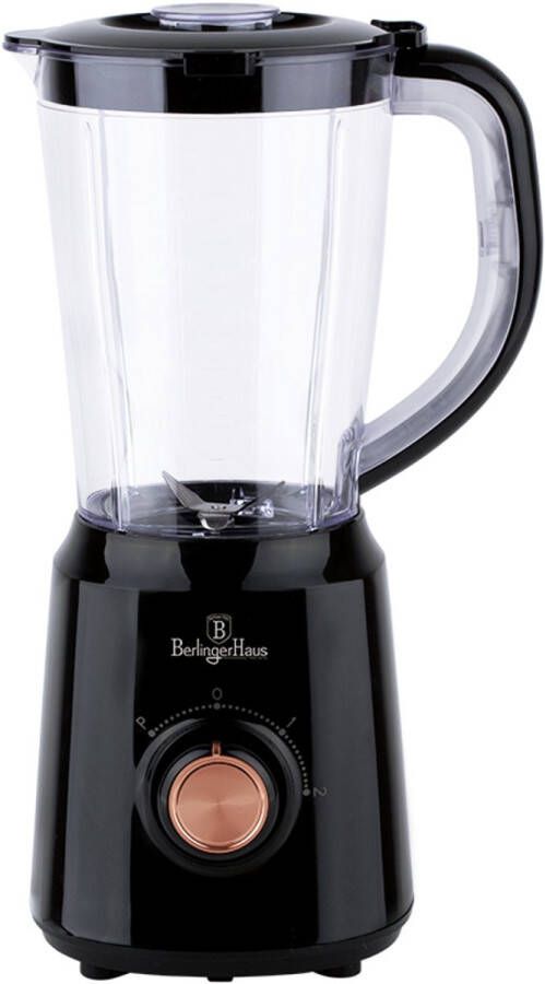 Berlinger Haus Blender 500W 1.5L Smoothie Maker Zwart Rose