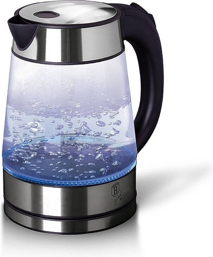 BerlingerHaus Berlinger Haus 9119 Waterkoker 1.7 liter Led licht 2200 watt Zilver collection zilverkleurig