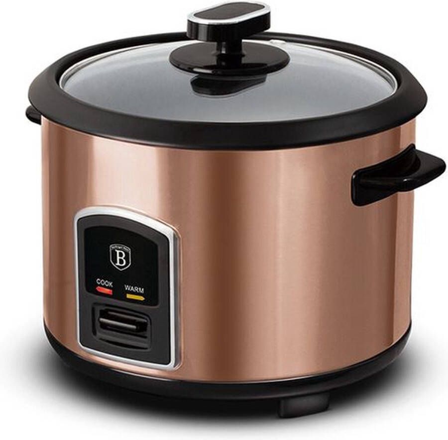 Berlinger Haus rijstkoker 1 8 liter Rice cooker BH-9274 rijstkoker roségoud