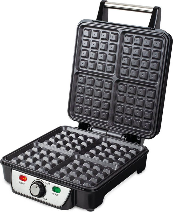 BerlingerHaus Berlinger Haus 9452 Wafelijzer Vierkant 4 vlakken Rose Gold