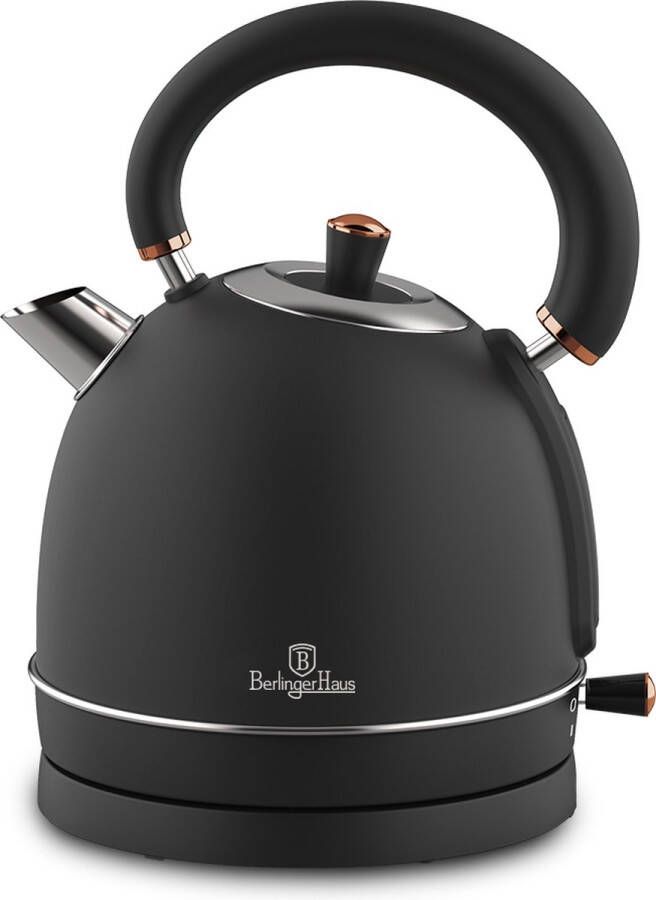 BerlingerHaus Berlinger Haus 9472 Elektrische waterkoker Black Rose monaco collection 1.8 liter