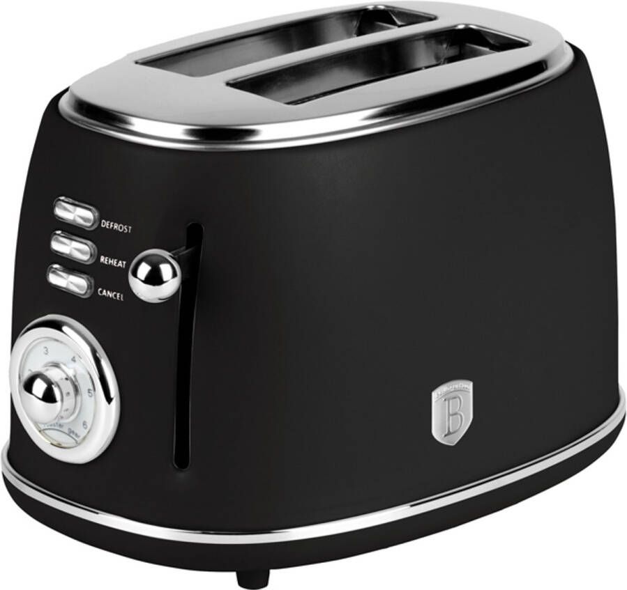 BerlingerHaus Berlinger Haus 9642 Broodrooster Toaster Matt Black Collection zwart